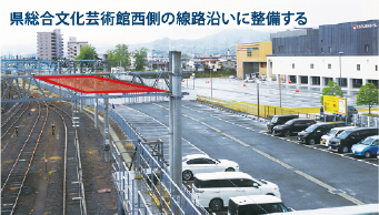 仙台ターミナルビル 山形駅西口に立体駐車場