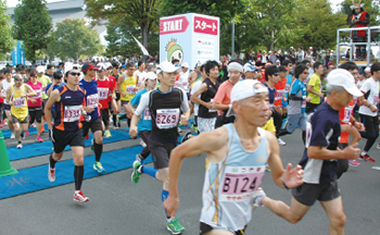 山形まるごとマラソン 3500人が走った！