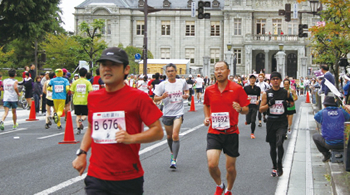 第２回 山形まるごとマラソン　４０００人が健脚競う