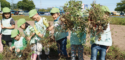 蔵王工場で収穫祭／でん六