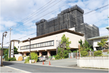 舞鶴荘〈天童市〉改修で一時休業／NSグループ「年明け後に再開」